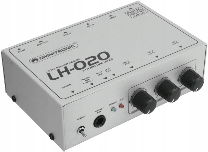 Omnitronic LH-045 przedwzmacniacz mikrofonowy