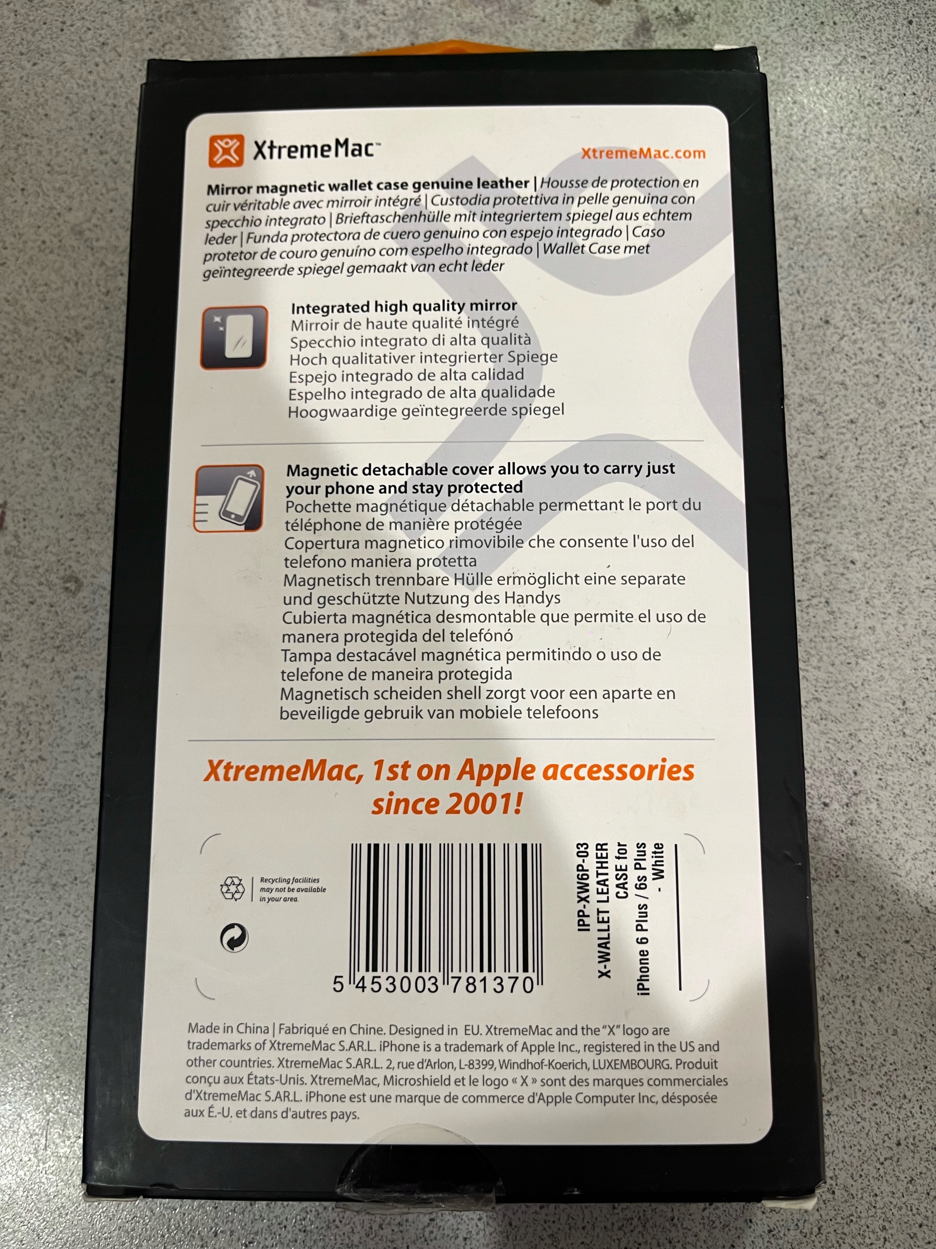 Etui z klapką XtremeMac IPhone 6 Plus/6s Plus biały